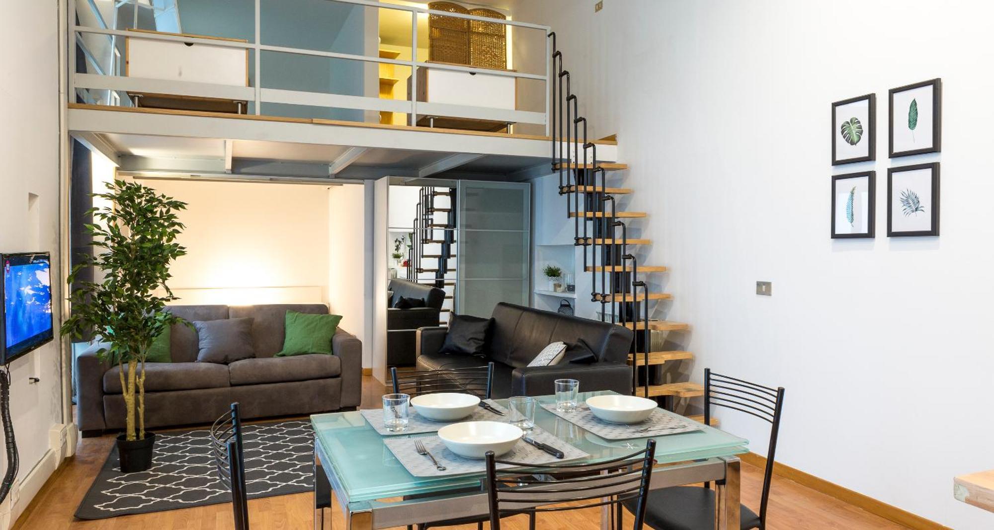 ALTIDO Crocetta loft set Lägenhet Milano Exteriör bild